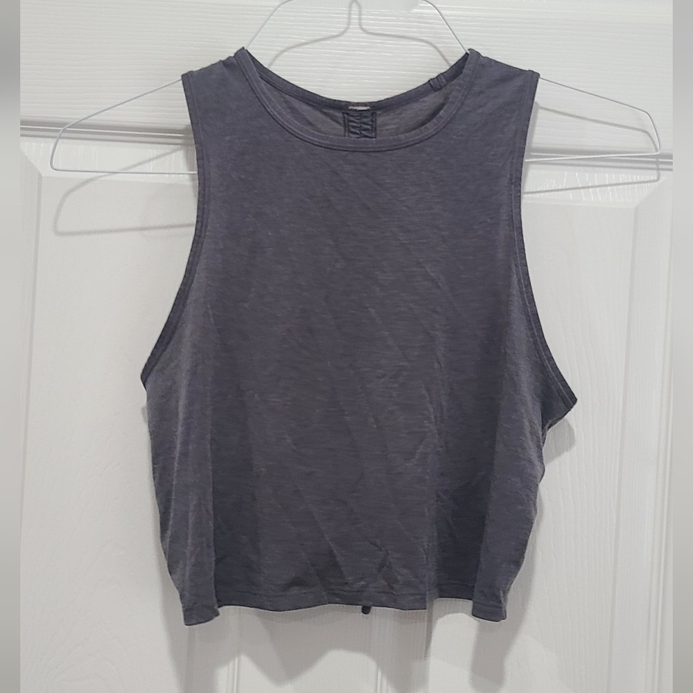 Lululemon Cinched Back Cropped Tank